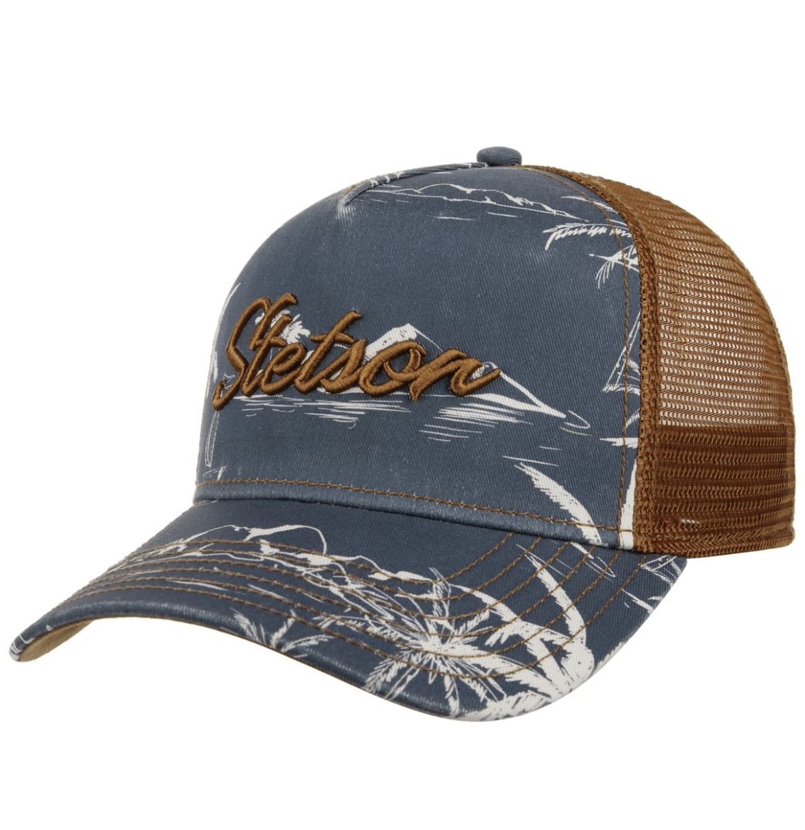 Stetson Minimaal Aloha Print Trucker Pet | Stetson