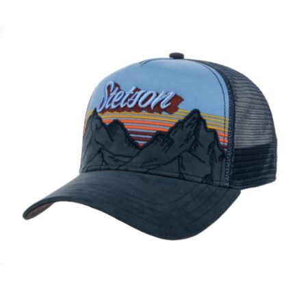 Stetson Mountain Mist Trucker Pet Blauw | Fiftiesstore