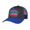 Stetson Rising High Trucker Pet Zwart Paars | Stetson