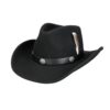 Stetson Stetson Nogales Western Woolfelt Hat Black-61 / XL | Stetson