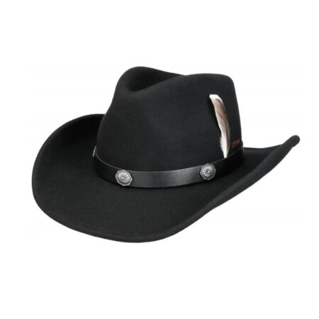 Stetson Stetson Nogales Western Woolfelt Hat Black-61 / XL | Stetson