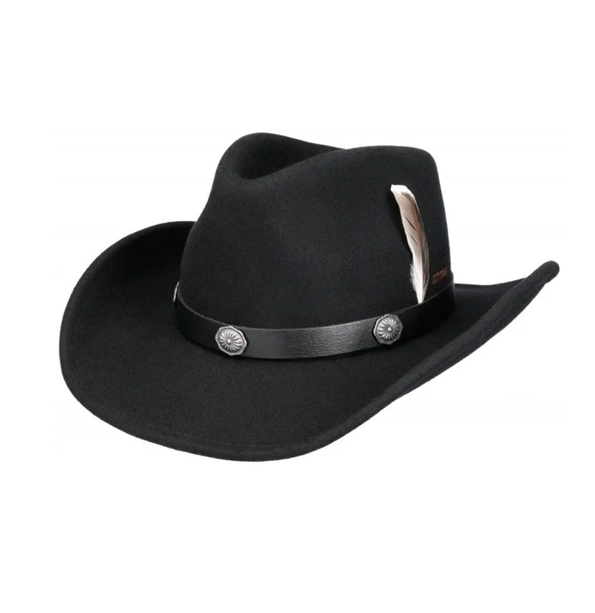 Stetson Stetson Nogales Western Woolfelt Hat Black-61 / XL | Stetson