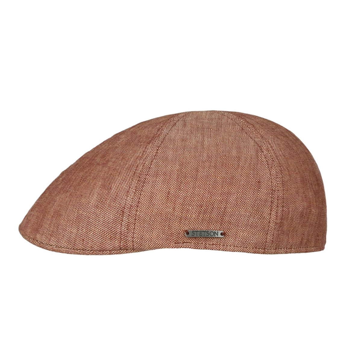 Stetson Texas Flat Cap Linnen Red-XL | Stetson