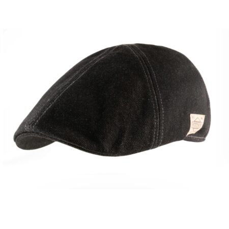 Stetson Texas Flatcap Denim Black-59/L | Stetson