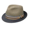 Stetson Trilby Toyo Hat Green Blue-57/M | Stetson
