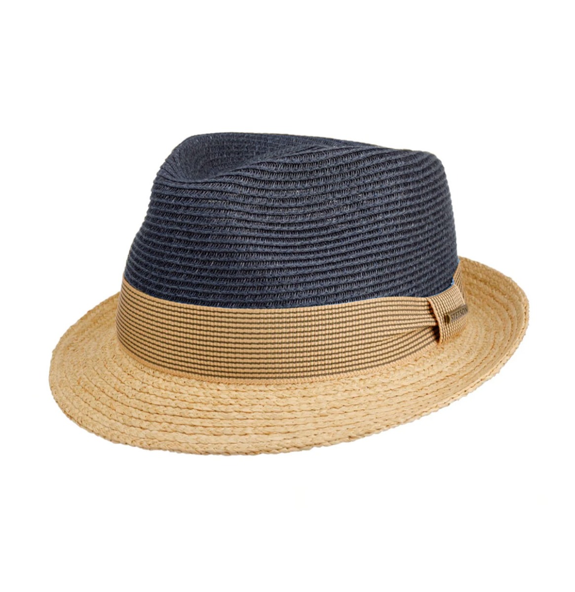 Stetson Trilby Toyo Raffia Hat Dark Blue-61 / XL | Stetson