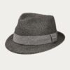 Stetson Trilby Toyo Straw Hat Anthracite-57/M | Stetson