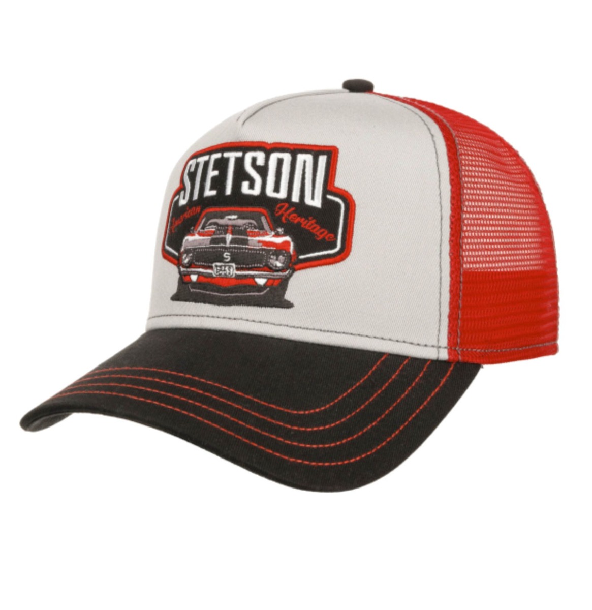 Stetson Trucker Pet American Heritage Rood Navy | Stetson