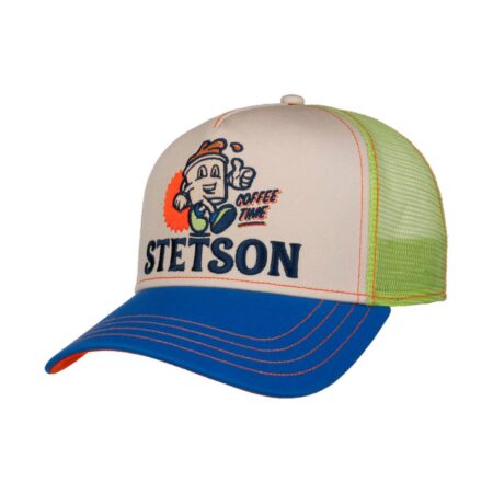 Stetson Trucker Pet Barista Coffee Time - Blauw | Stetson