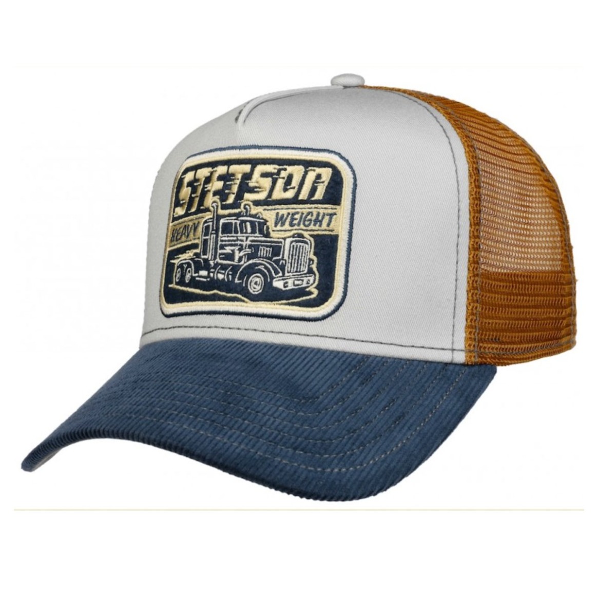 Stetson Trucker Pet Heavy Duty Blauw Bruin | Stetson
