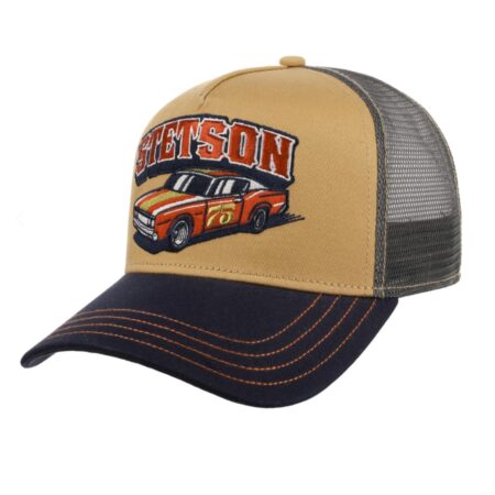 Stetson Trucker Pet Indy Camel Navy | Stetson