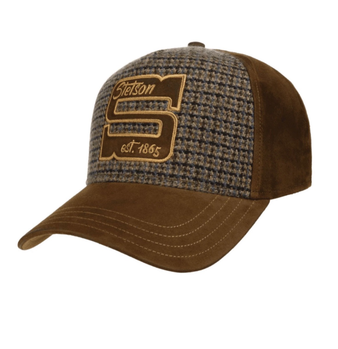 Stetson Trucker Pet Oily Goat Cashmere Wol Bruin | Stetson