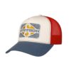 Stetson Trucker Pet Rhombus Rood Blauw | Stetson
