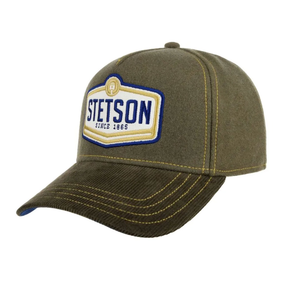 Stetson Trucker Pet Wol Piston Olijf Grijs | Stetson