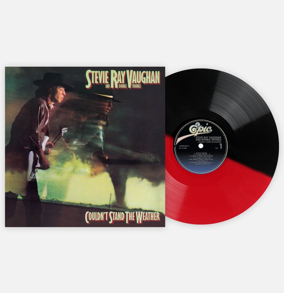 Stevie Ray Vaughan And Double Trouble - Couldn't Stand The Weather (Rood & Zwart Split Vinyl) (VMP Exclusief) (LP) | Fiftiesstore