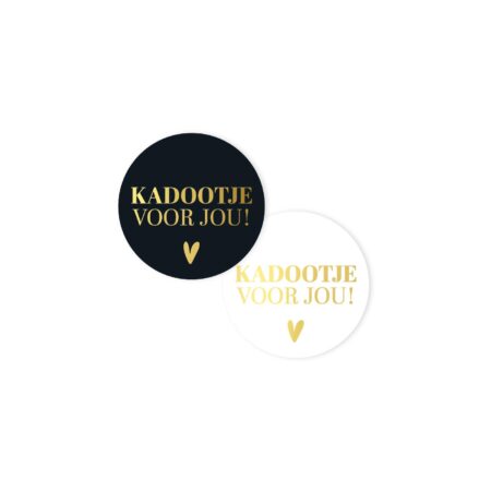 Stickers Kadootje voor jou Ø50mm 250st | Kassaplan