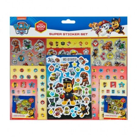 Stickerset Paw Patrol 500-Delig |