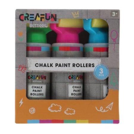 Stoepkrijt Rollers 3 Stuks Creafun Outdoor | Creafun