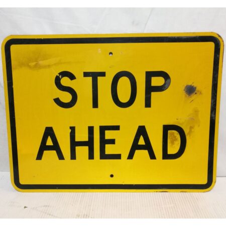 Stop Ahead Straat Bord - Origineel | The Dutch Pickers