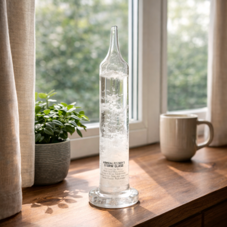 Stormglas 28 cm - Admiral Fitzroy - Luxe Weersvoorspeller in Giftbox | OUT OF THE BLUE