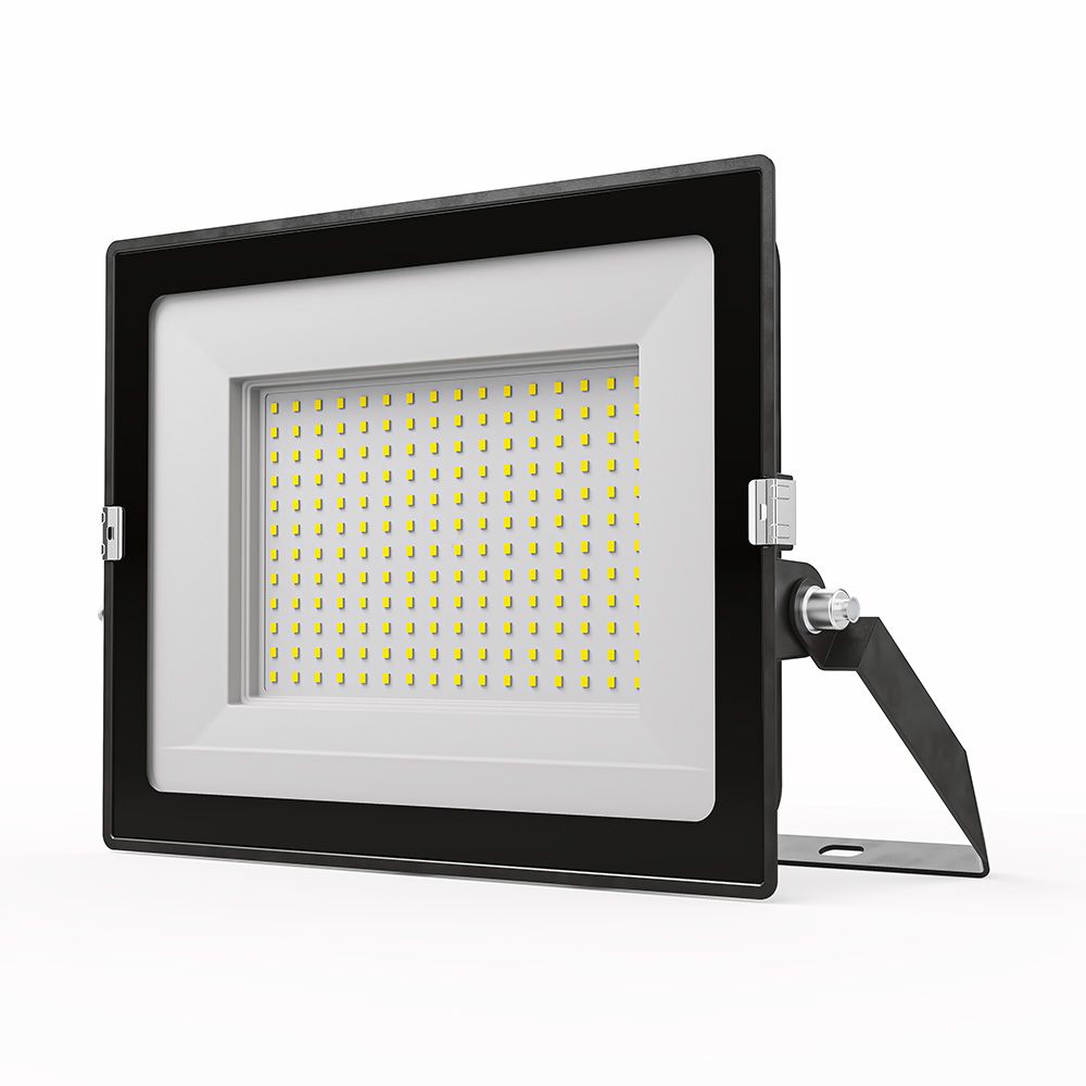 Stratos - LED Breedstraler 150 Watt 13120 Lumen - 4000K Neutraal wit licht - IP65 waterdicht - 15cm Kabel - Schijnwerper | HOFTRONIC