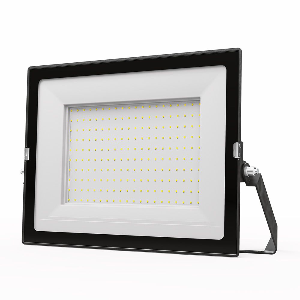 Stratos - LED Breedstraler 200 Watt 23530 Lumen - 4000K Neutraal wit licht - IP65 waterdicht - 15cm Kabel - Schijnwerper | HOFTRONIC