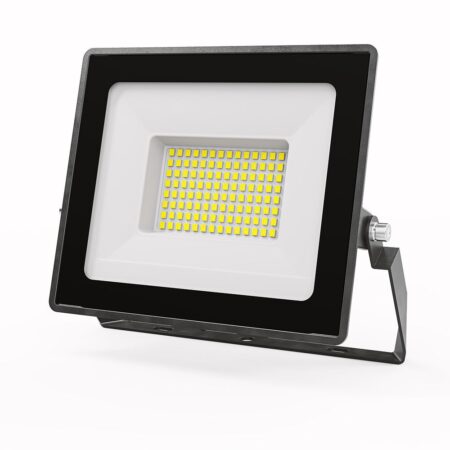 Stratos - LED Breedstraler 50 Watt 4270 Lumen - 6500K Daglicht wit licht - IP65 waterdicht - 15cm Kabel - Schijnwerper | HOFTRONIC