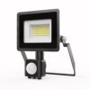 Stratos - LED Breedstraler met bewegingssensor - 20 Watt 1620 Lumen - 6500K Daglicht wit licht - IP65 Waterdicht - 15cm Kabel | HOFTRONIC