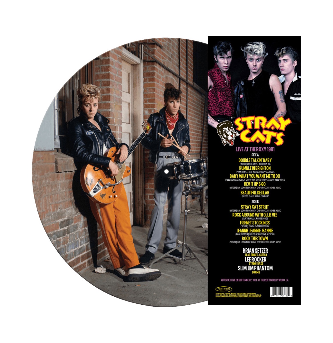 Stray Cats - Live at the Roxy 1981 (Picture Disc) (LP) | Fiftiesstore