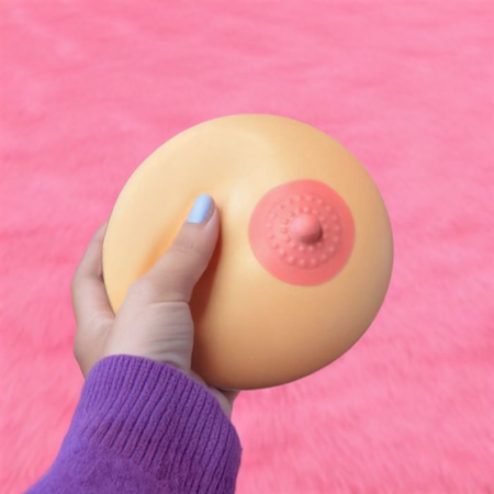 Stress Boob XXL - Borstvormige Stressbal - 9 cm | MikaMax
