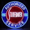 Studebaker Authorized Service Neon Verlichting 65 cm - Blauw