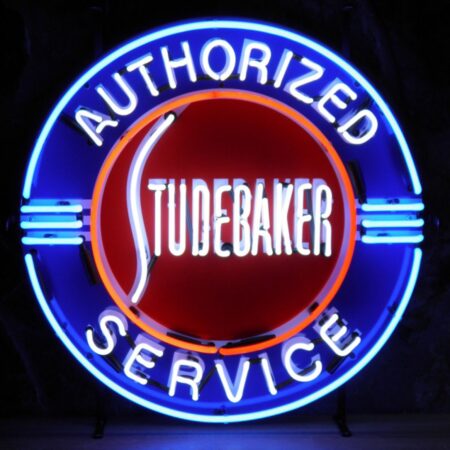 Studebaker Authorized Service Neon Verlichting 65 cm - Blauw