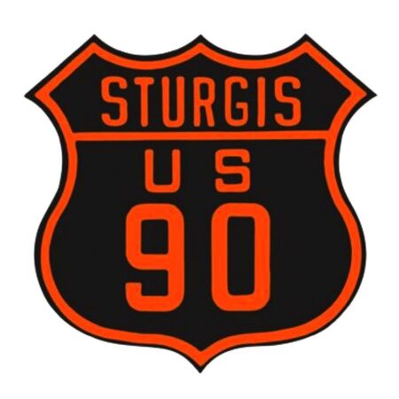 Sturgis US 90 Blikken Bord Met tekst In Relief 39