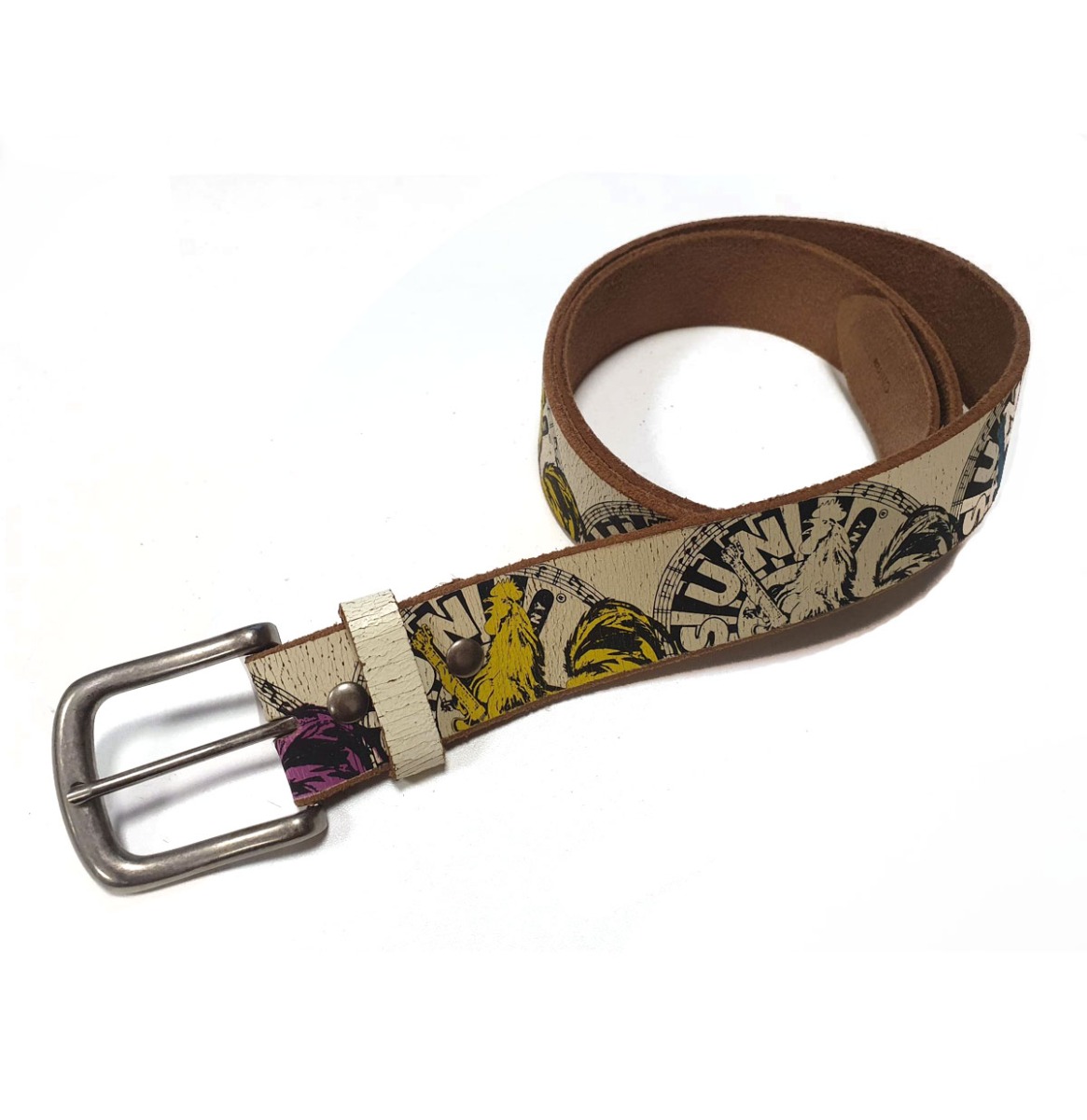 Sun Records Leather Belt Multi-36 | Fiftiesstore