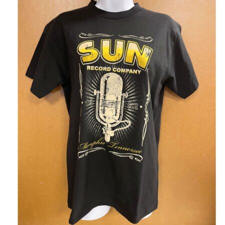 Sun Records T-Shirt Border Mic - Maat S | 24% korting | Sun Records
