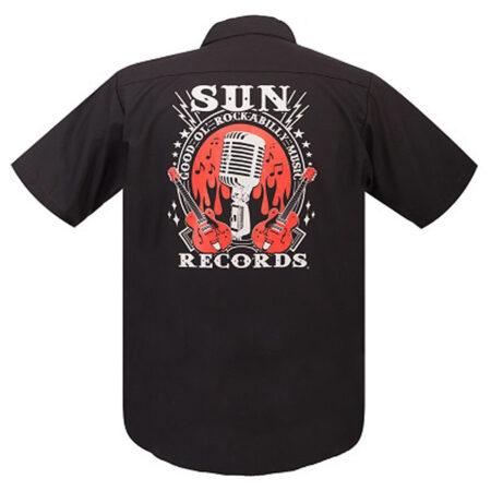 Sun Rockabilly Workshirt Black-M | Rock Steady