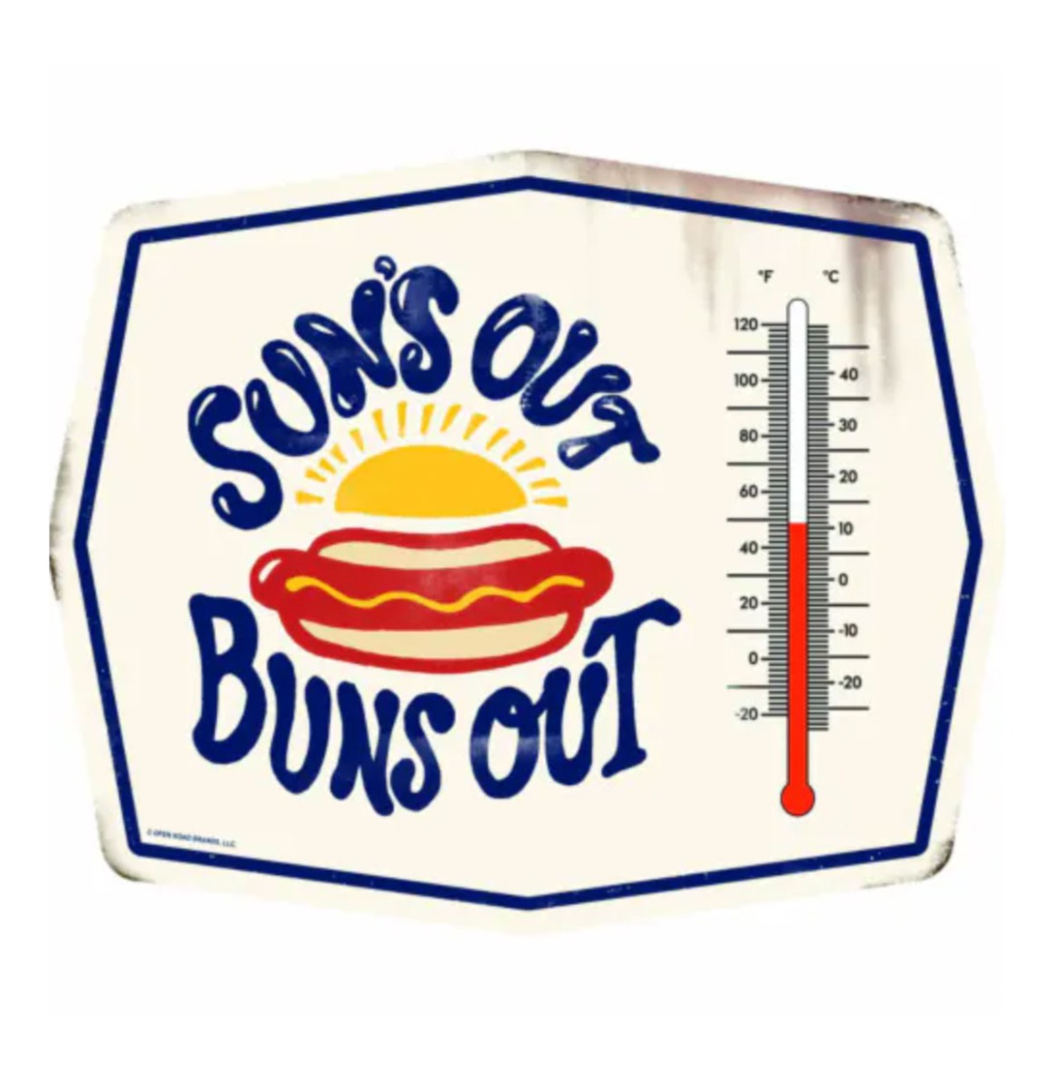 Sun's Out Buns Out Thermometer | Fiftiesstore