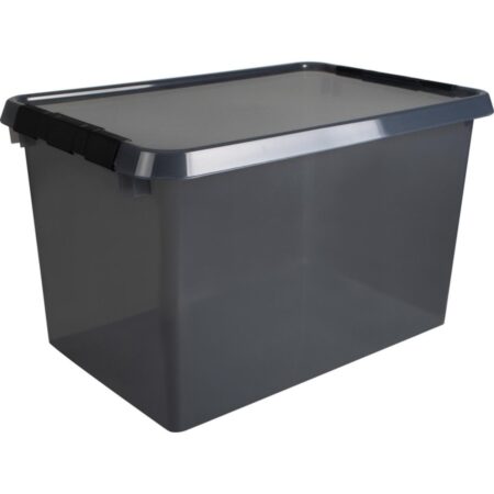 Sunware Comfort Line Opbergbox 62 Liter Transparant Grijs/zwart | Sunware