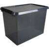 Sunware Comfort Line Opbergbox 72 Liter Transparant Grijs/zwart | Sunware