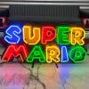 Super Mario Logo Neon Verlichting 80 x 40 cm - LAASTE STUKS | 3% korting | Fiftiesstore