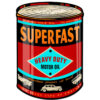 Superfast Motor Oil Can Shaped Zwaar Metalen Bord | Fiftiesstore