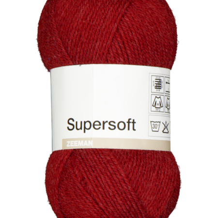 Supersoft Breigaren - Rood | Zeeman
