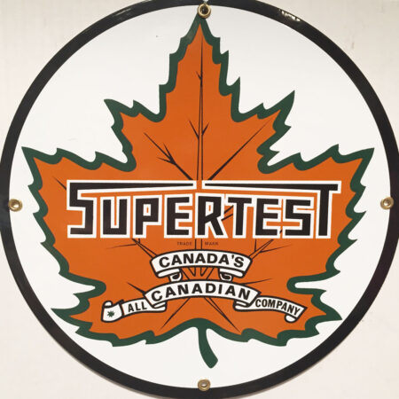 Supertest Petroleum Canada Emaille Bord 12" / 30 cm | Fiftiesstore