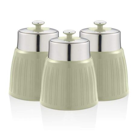 Swan Retro Opbergblikken - Set Van 3 - Groen | 30% korting | Swan Retro