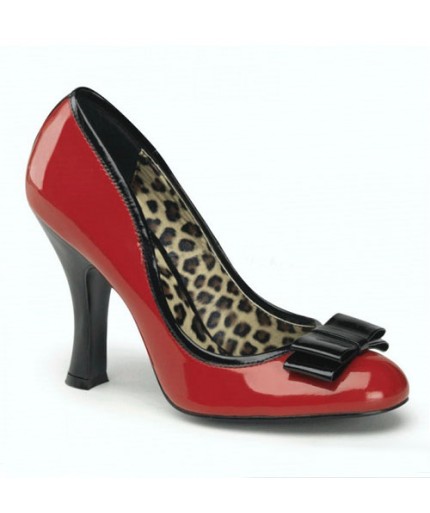 Sweetheart Pump Red-41 | 20% korting | Pinup Couture