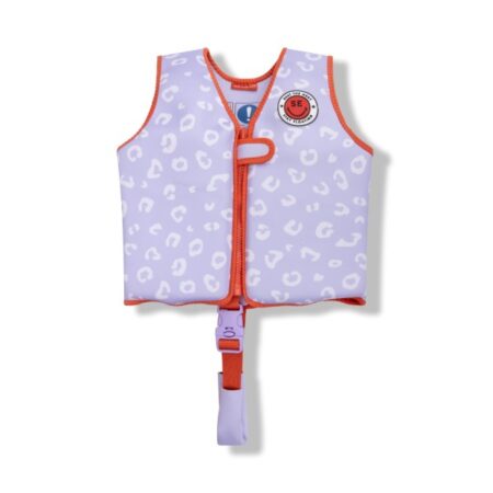 Swim Essentials Zwemvest Lila Leopard 3-6 Jaar |