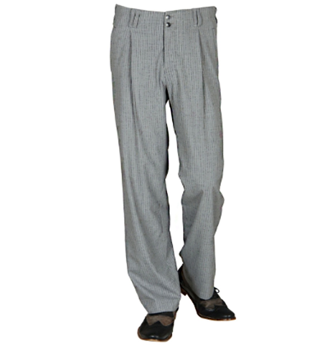 Swing Pants Pinstripe Light Grey / White-58 (NL) / 32 (UK) | 34% korting | H.K. Mandel