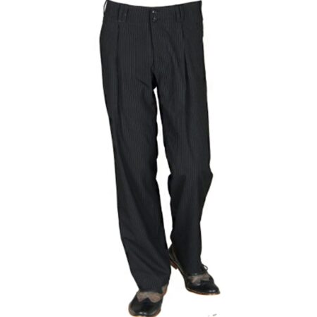 Swing Pants Pinstripe Black / White-46 (NL)/ 20 (UK) | H.K. Mandel