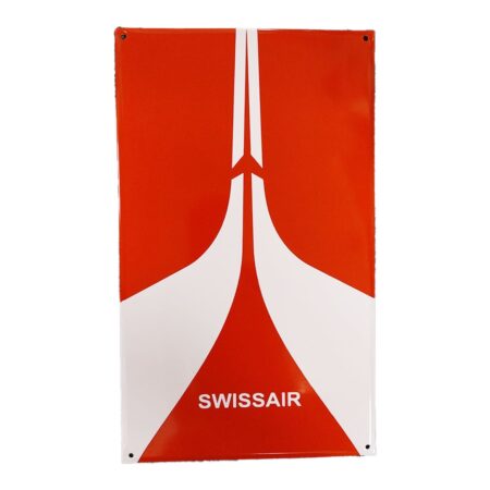 Swissair Emaille Bord- 50 x 30cm | Fiftiesstore