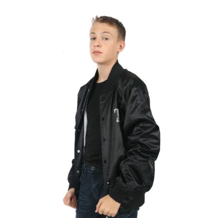 T-Birds Jacket Black Satin-S | 20% korting | Fiftiesstore
